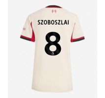 Liverpool Dominik Szoboszlai #8 Koszulka Wyjazdowa damskie 2025-26 Krótki Rękaw